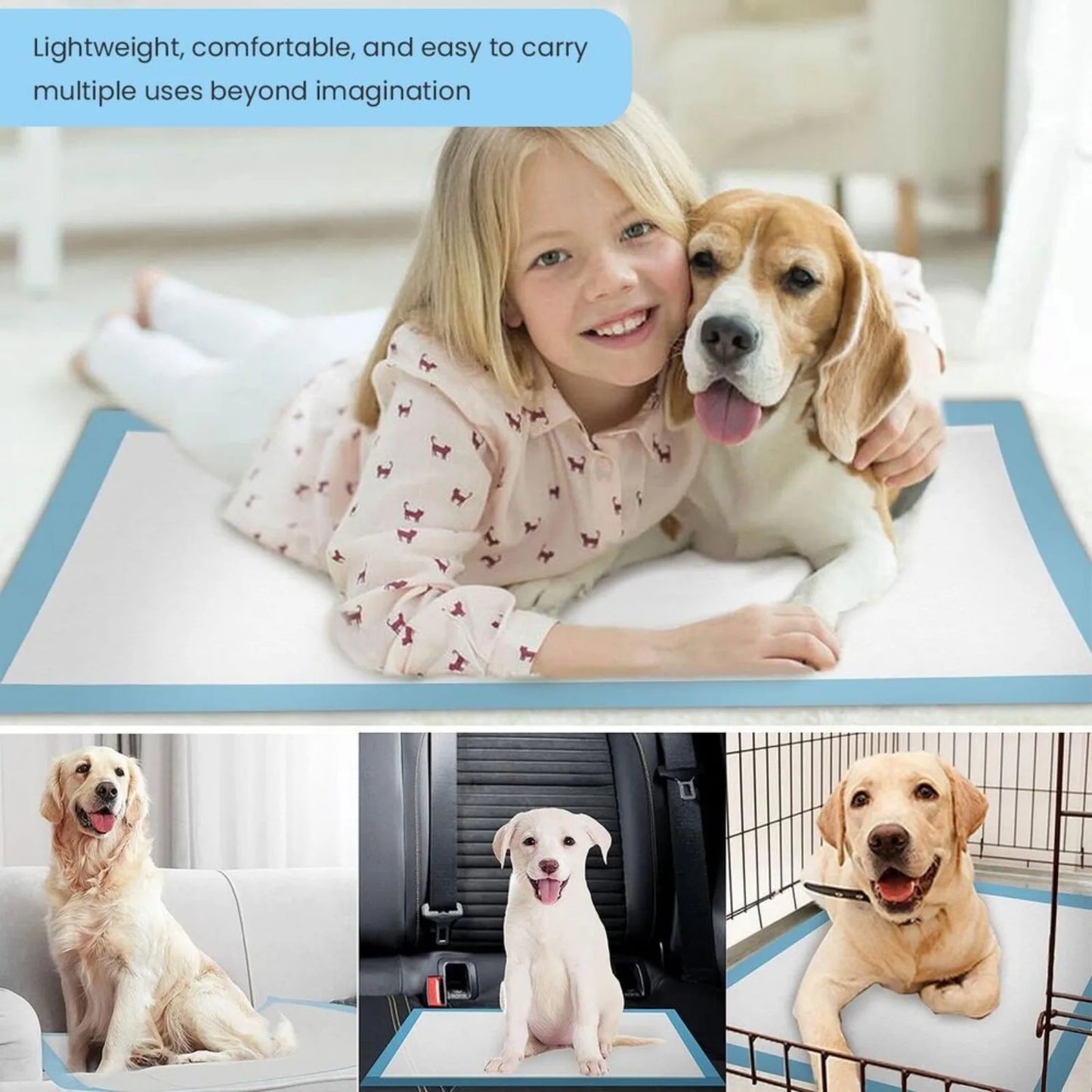 Pet Training Pads Unscented Ultra-Absorbent pet Underpads