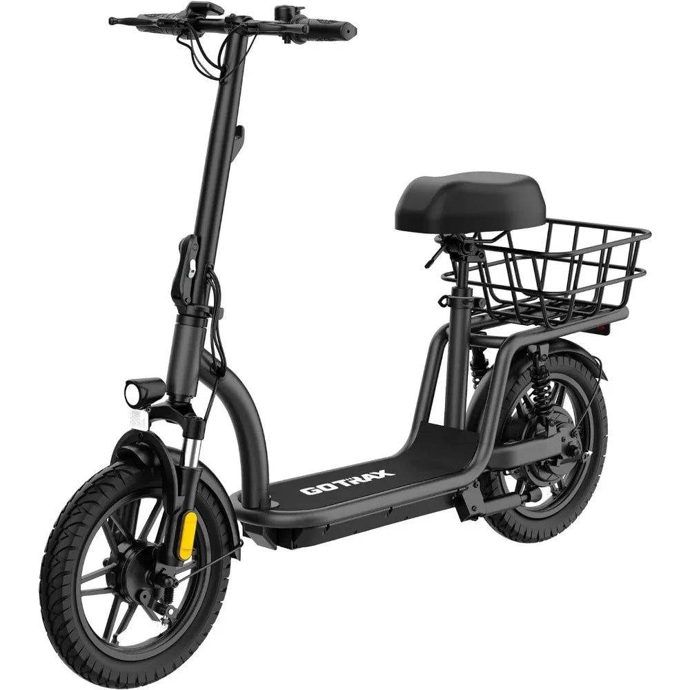 E-Bike with Carry Basket