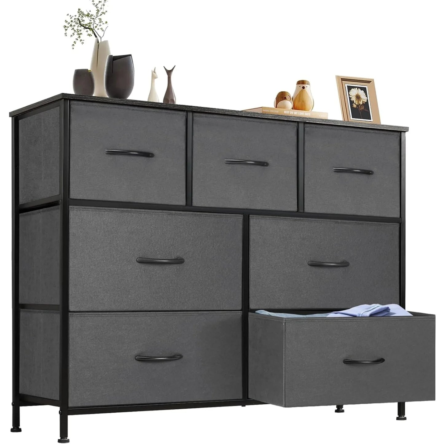 Dresser for Bedroom, Storage Drawers, TV Stand Fabric Storage