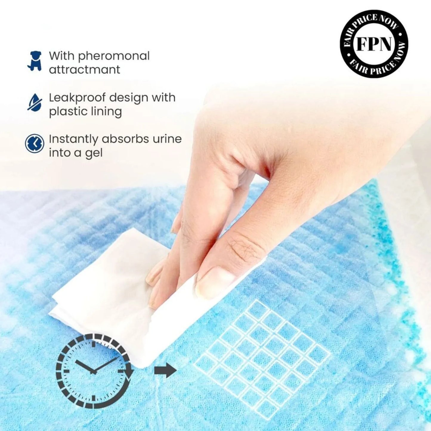 Pet Training Pads Unscented Ultra-Absorbent pet Underpads