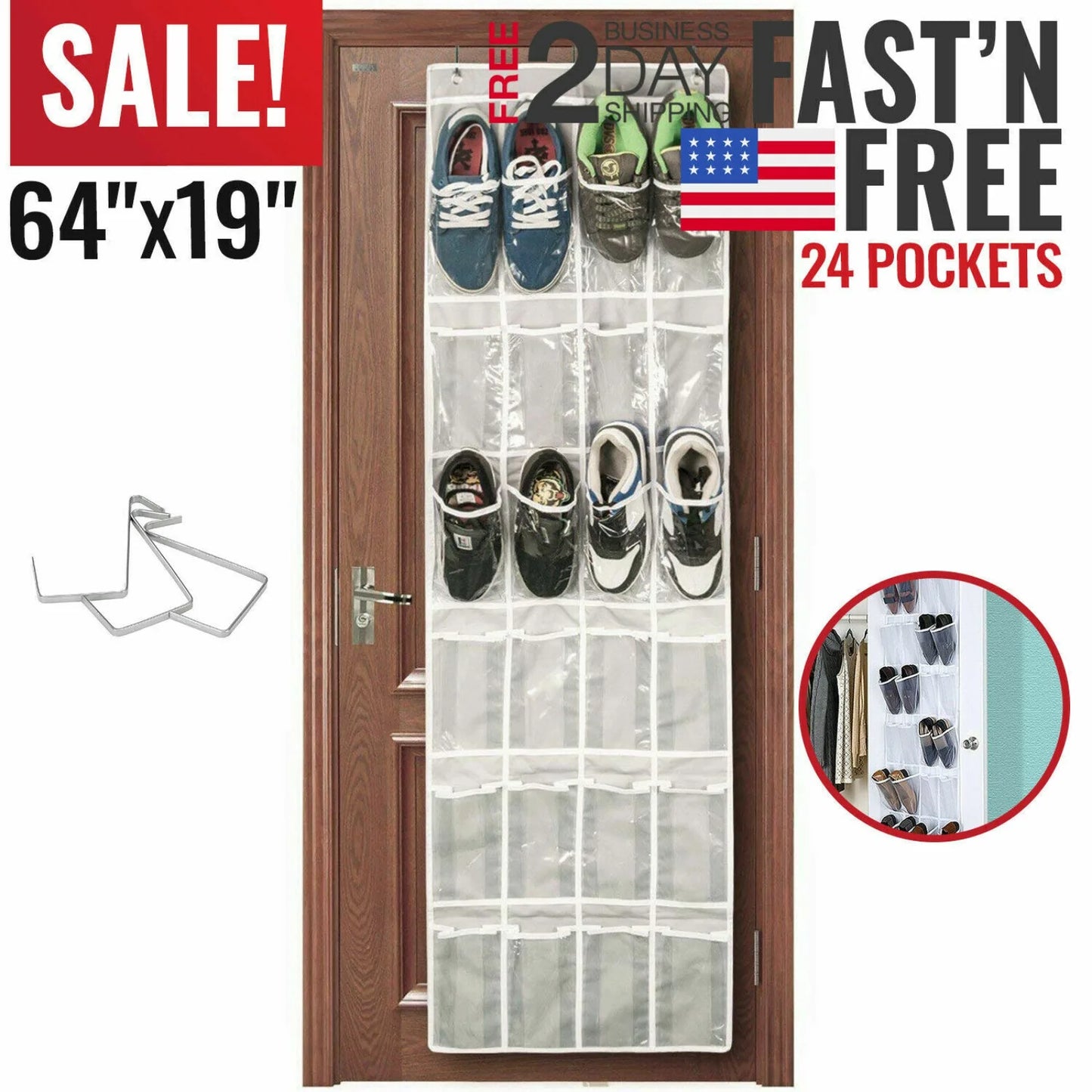 Hanging Storage Holder Hanger Bag Closet