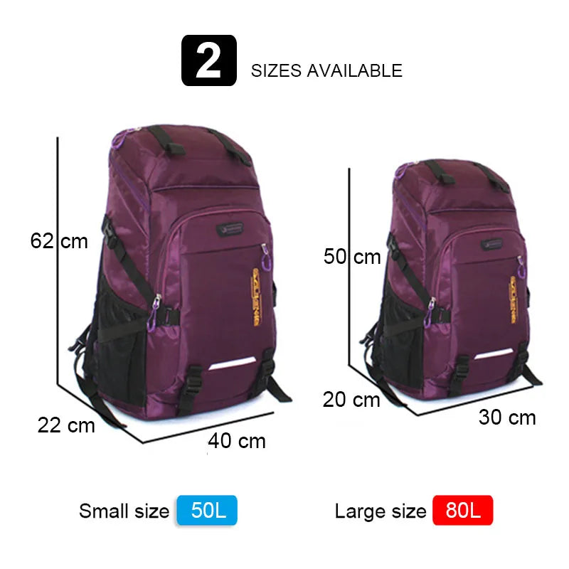 80L 50L Outdoor Backpack