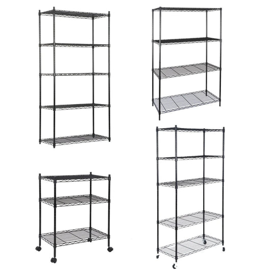 Shelving Unite Metal Organizer Wire Rack for Kitchen Garage