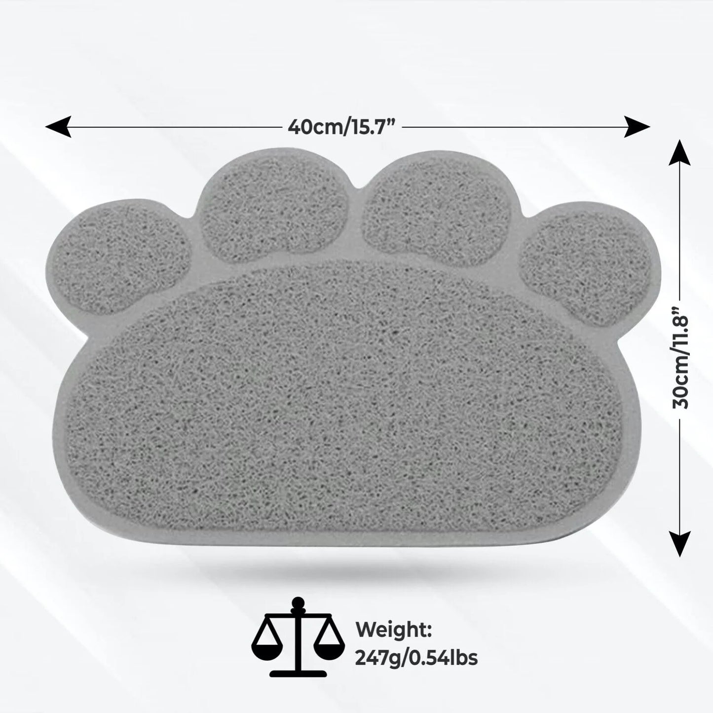 Pet Dog Puppy PVC Cat Dish Bowl Feeding Food Placemat Mat Footprint Wipe Clean